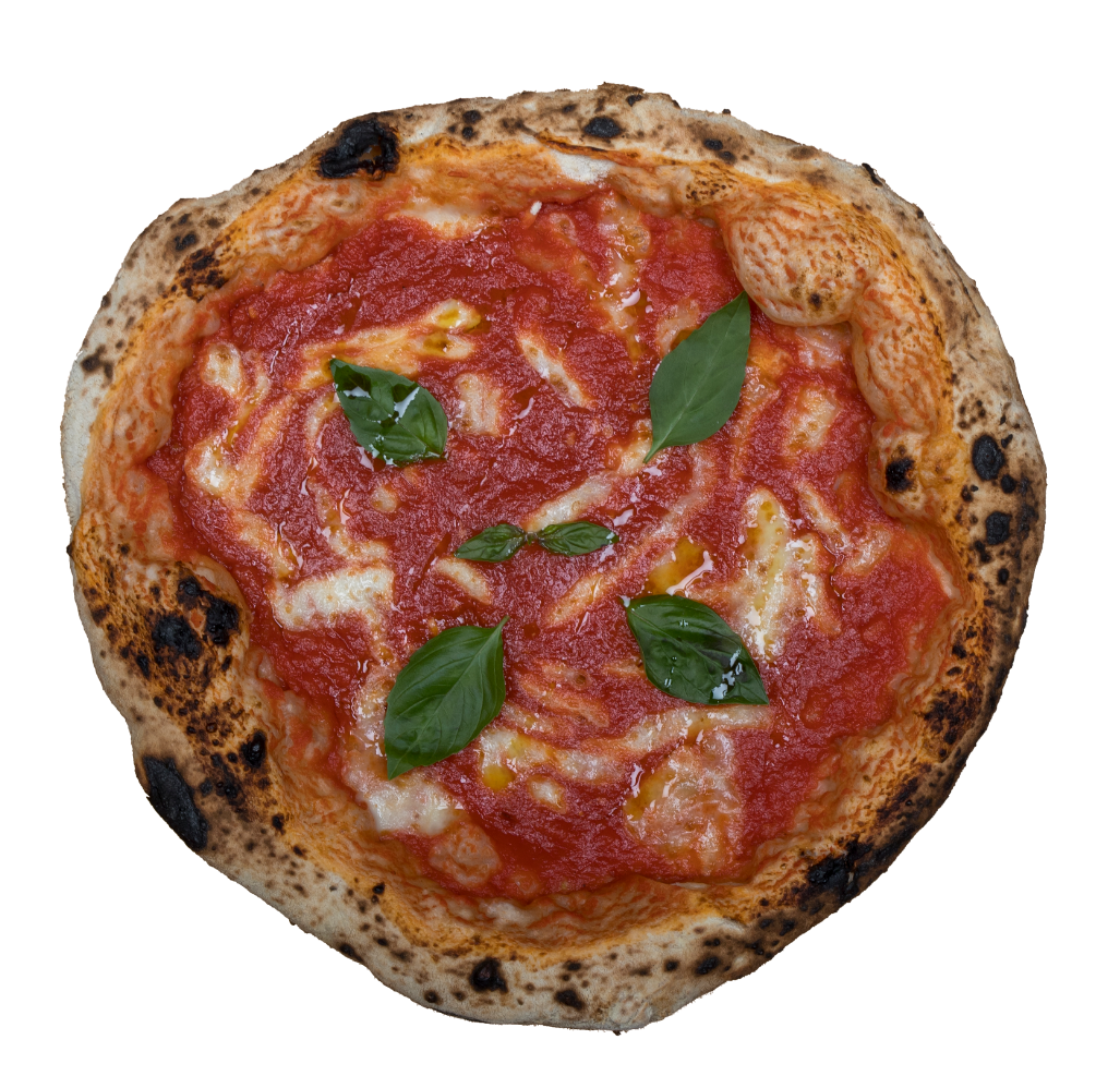 Pizza MARGHERITA
Sauce tomate, basilic frais, Mozzarella